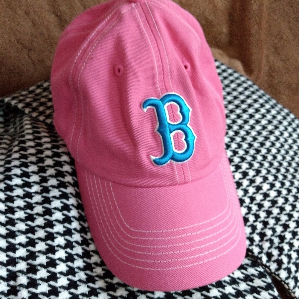 Red Sox baseball cap- bubblegum pink